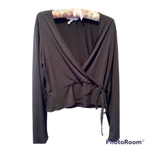 BCBGeneration Faux Wrap Top